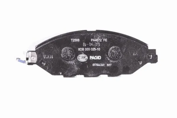8DB 355 025-101 BEHR/HELLA/PAGID Комплект тормозных колодок, дисковый тормоз (фото 3)