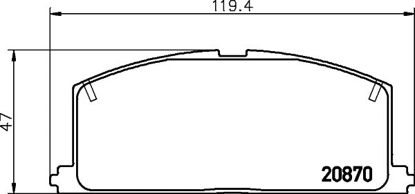 8DB 355 026-821 BEHR/HELLA/PAGID Комплект тормозных колодок, дисковый тормоз (фото 1)