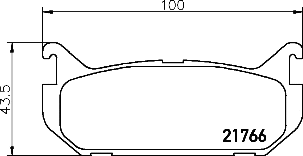 8DB 355 027-301 BEHR/HELLA/PAGID Комплект тормозных колодок, дисковый тормоз (фото 1)