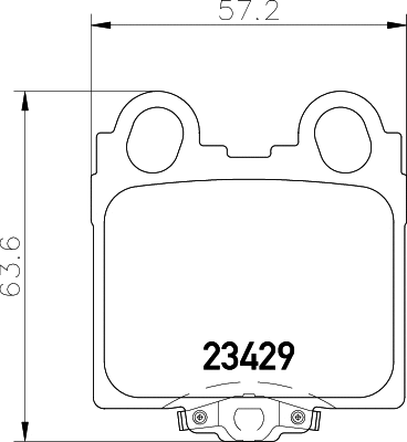 8DB 355 027-511 BEHR/HELLA/PAGID Комплект тормозных колодок, дисковый тормоз (фото 1)