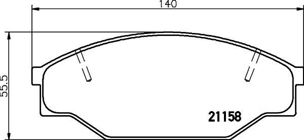 8DB 355 028-971 BEHR/HELLA/PAGID Комплект тормозных колодок, дисковый тормоз (фото 1)