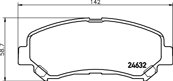 8DB 355 033-431 BEHR/HELLA/PAGID Комплект тормозных колодок, дисковый тормоз (фото 1)