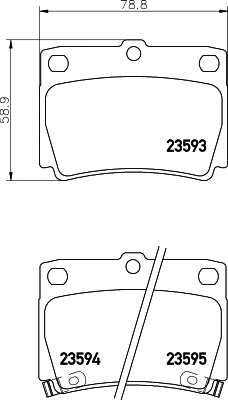 8DB 355 035-371 BEHR/HELLA/PAGID Комплект тормозных колодок, дисковый тормоз (фото 1)