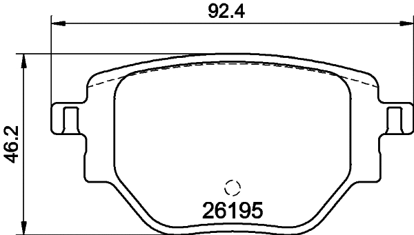 8DB 355 040-321 BEHR/HELLA/PAGID Комплект тормозных колодок, дисковый тормоз (фото 1)