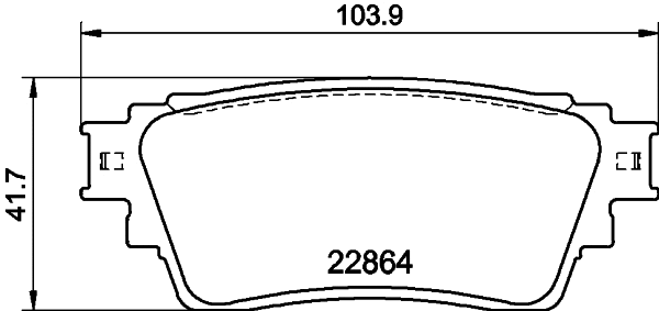 8DB 355 040-501 BEHR/HELLA/PAGID Комплект тормозных колодок, дисковый тормоз (фото 1)