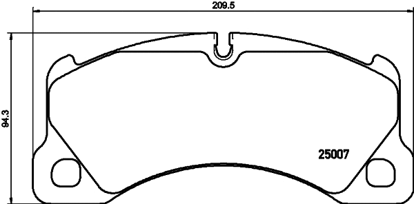 8DB 355 040-781 BEHR/HELLA/PAGID Комплект тормозных колодок, дисковый тормоз (фото 1)