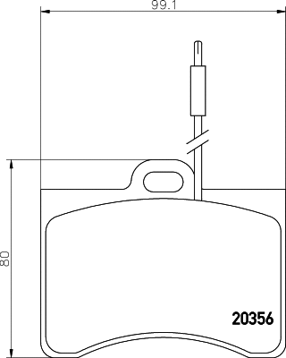 T0153 BEHR/HELLA/PAGID Комплект тормозных колодок, дисковый тормоз (фото 1)