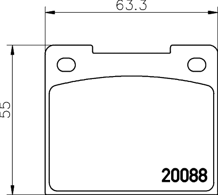 T0230 BEHR/HELLA/PAGID Комплект тормозных колодок, дисковый тормоз (фото 1)