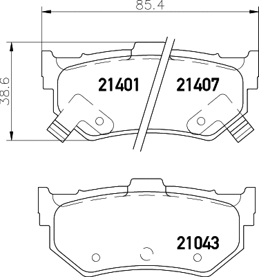 T0367 BEHR/HELLA/PAGID Комплект тормозных колодок, дисковый тормоз (фото 1)