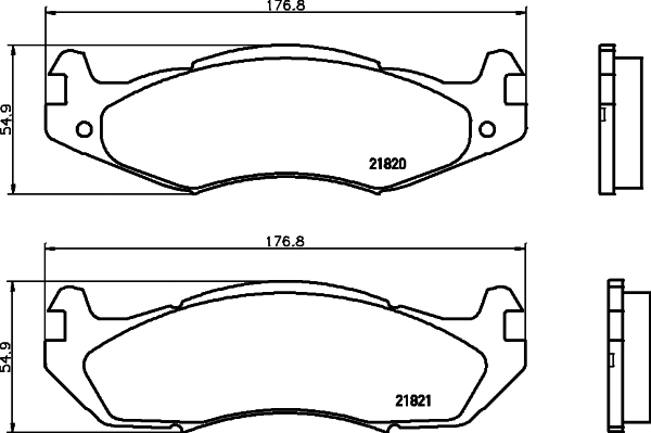 T0385 BEHR/HELLA/PAGID Комплект тормозных колодок, дисковый тормоз (фото 1)