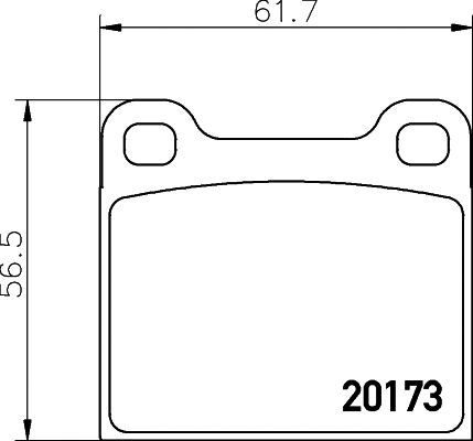 T0405 BEHR/HELLA/PAGID Комплект тормозных колодок, дисковый тормоз (фото 1)