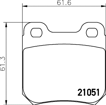 T1015 BEHR/HELLA/PAGID Комплект тормозных колодок, дисковый тормоз (фото 1)