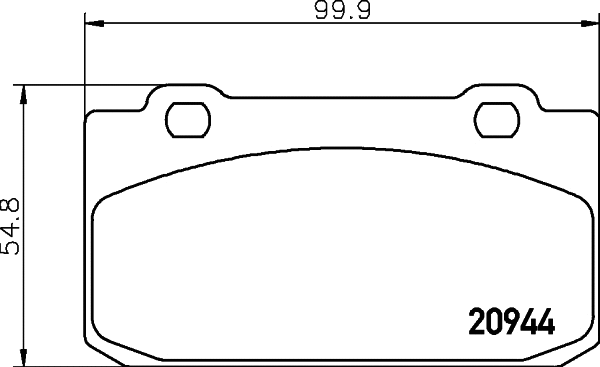 T1025 BEHR/HELLA/PAGID Комплект тормозных колодок, дисковый тормоз (фото 1)