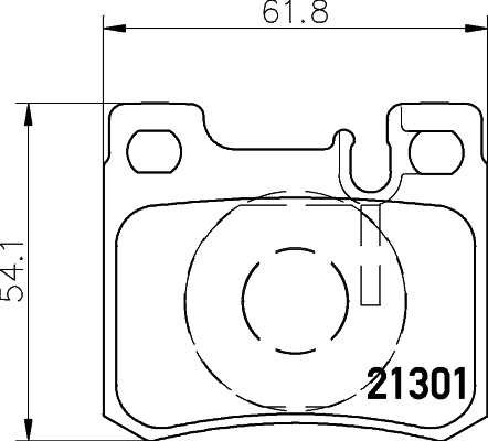 T1067 BEHR/HELLA/PAGID Комплект тормозных колодок, дисковый тормоз (фото 1)