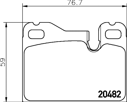 T1072 BEHR/HELLA/PAGID Комплект тормозных колодок, дисковый тормоз (фото 1)