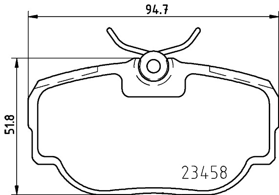 T1259 BEHR/HELLA/PAGID Комплект тормозных колодок, дисковый тормоз (фото 1)