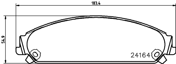 T1503 BEHR/HELLA/PAGID Комплект тормозных колодок, дисковый тормоз (фото 1)