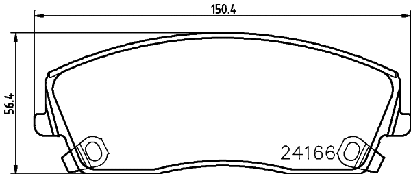 T1504 BEHR/HELLA/PAGID Комплект тормозных колодок, дисковый тормоз (фото 1)