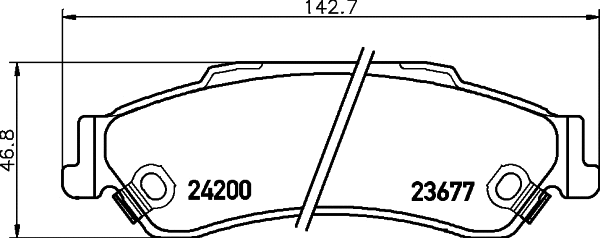 T1507 BEHR/HELLA/PAGID Комплект тормозных колодок, дисковый тормоз (фото 1)