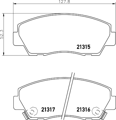 T1946 BEHR/HELLA/PAGID Комплект тормозных колодок, дисковый тормоз (фото 1)