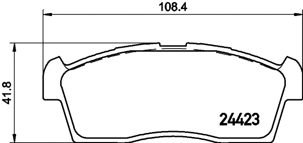 T2046 BEHR/HELLA/PAGID Комплект тормозных колодок, дисковый тормоз (фото 1)