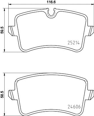 T2096 BEHR/HELLA/PAGID Комплект тормозных колодок, дисковый тормоз (фото 1)