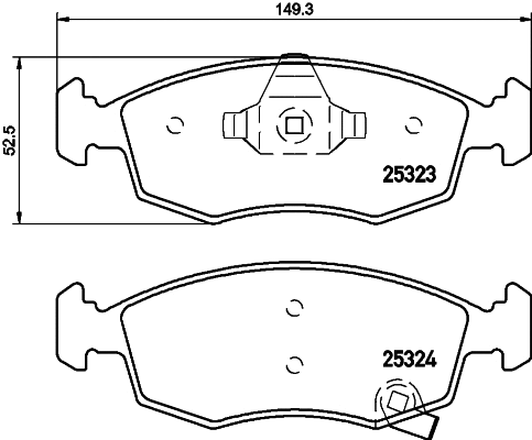 T2139 BEHR/HELLA/PAGID Комплект тормозных колодок, дисковый тормоз (фото 1)