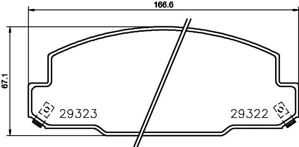 T2180 BEHR/HELLA/PAGID Комплект тормозных колодок, дисковый тормоз (фото 1)