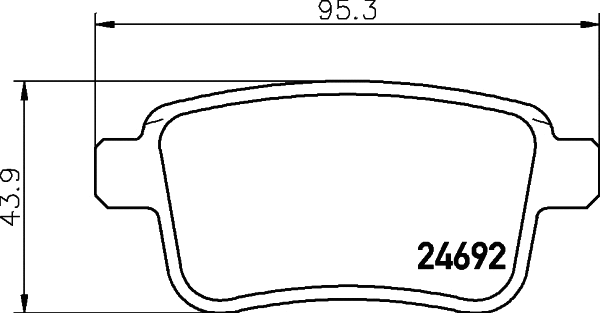 T2238 BEHR/HELLA/PAGID Комплект тормозных колодок, дисковый тормоз (фото 1)