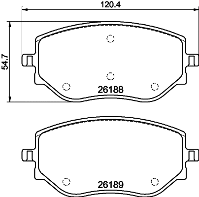 T2248 BEHR/HELLA/PAGID Комплект тормозных колодок, дисковый тормоз (фото 1)