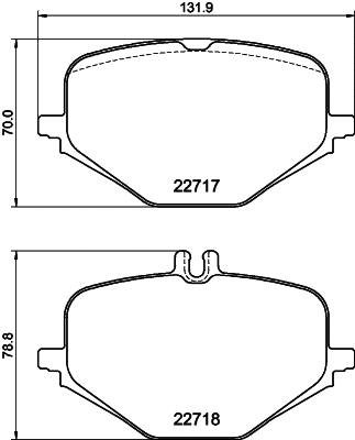 T2348 BEHR/HELLA/PAGID Комплект тормозных колодок, дисковый тормоз (фото 1)