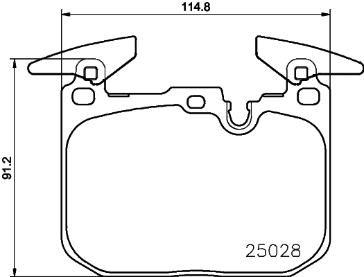 T2417 BEHR/HELLA/PAGID Комплект тормозных колодок, дисковый тормоз (фото 1)