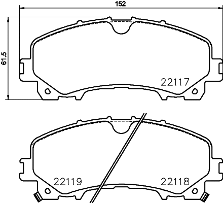 T2426 BEHR/HELLA/PAGID Комплект тормозных колодок, дисковый тормоз (фото 1)