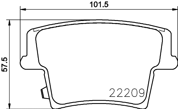 T2457 BEHR/HELLA/PAGID Комплект тормозных колодок, дисковый тормоз (фото 1)