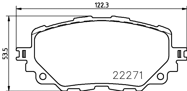 T2505 BEHR/HELLA/PAGID Комплект тормозных колодок, дисковый тормоз (фото 1)