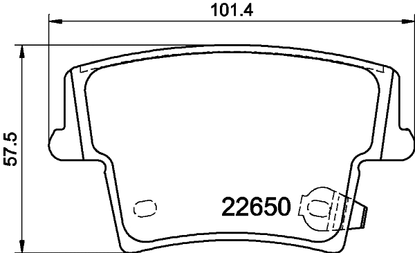 T2599 BEHR/HELLA/PAGID Комплект тормозных колодок, дисковый тормоз (фото 1)