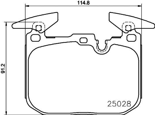 T2689 BEHR/HELLA/PAGID Комплект тормозных колодок, дисковый тормоз (фото 1)
