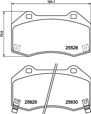 T2691 BEHR/HELLA/PAGID Комплект тормозных колодок, дисковый тормоз (фото 1)