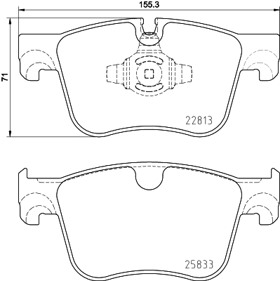 T2737 BEHR/HELLA/PAGID Комплект тормозных колодок, дисковый тормоз (фото 1)