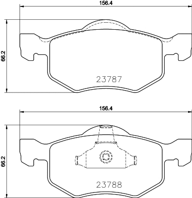 T2744 BEHR/HELLA/PAGID Комплект тормозных колодок, дисковый тормоз (фото 1)