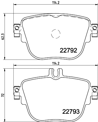 T2748 BEHR/HELLA/PAGID Комплект тормозных колодок, дисковый тормоз (фото 1)