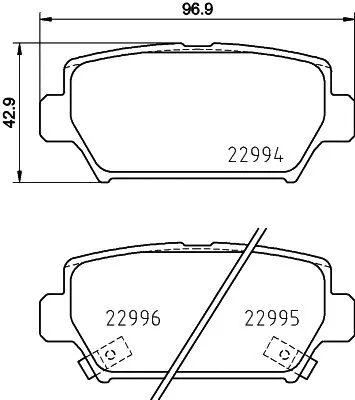 T2785 BEHR/HELLA/PAGID Комплект тормозных колодок, дисковый тормоз (фото 1)