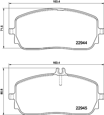 T2799 BEHR/HELLA/PAGID Комплект тормозных колодок, дисковый тормоз (фото 1)