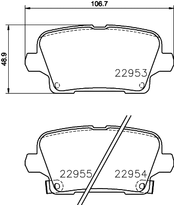 T2855 BEHR/HELLA/PAGID Комплект тормозных колодок, дисковый тормоз (фото 1)