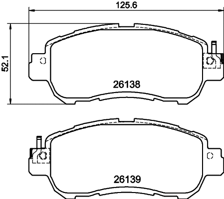 T2877 BEHR/HELLA/PAGID Комплект тормозных колодок, дисковый тормоз (фото 1)