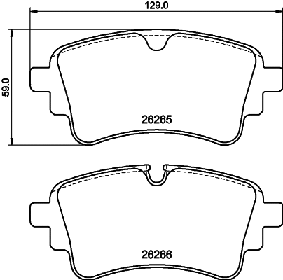 T2890 BEHR/HELLA/PAGID Комплект тормозных колодок, дисковый тормоз (фото 1)