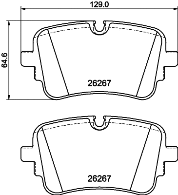 T2891 BEHR/HELLA/PAGID Комплект тормозных колодок, дисковый тормоз (фото 1)