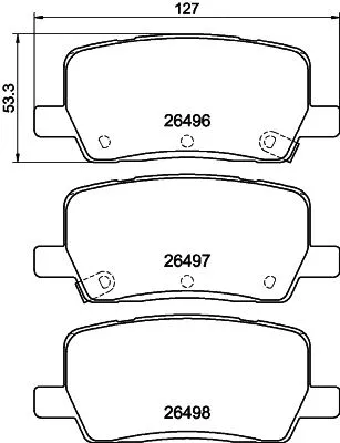 T2939 BEHR/HELLA/PAGID Комплект тормозных колодок, дисковый тормоз (фото 1)