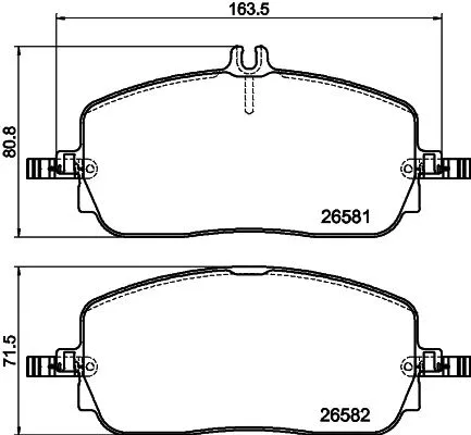 T2965 BEHR/HELLA/PAGID Комплект тормозных колодок, дисковый тормоз (фото 1)