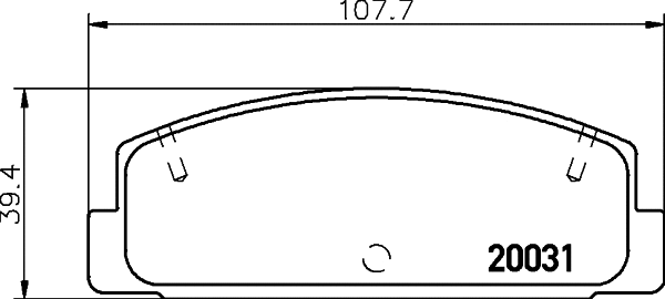 T3052 BEHR/HELLA/PAGID Комплект тормозных колодок, дисковый тормоз (фото 1)